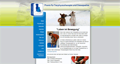 Desktop Screenshot of hunde-krankengymnastik.net