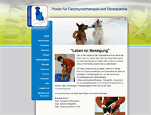 Tablet Screenshot of hunde-krankengymnastik.net